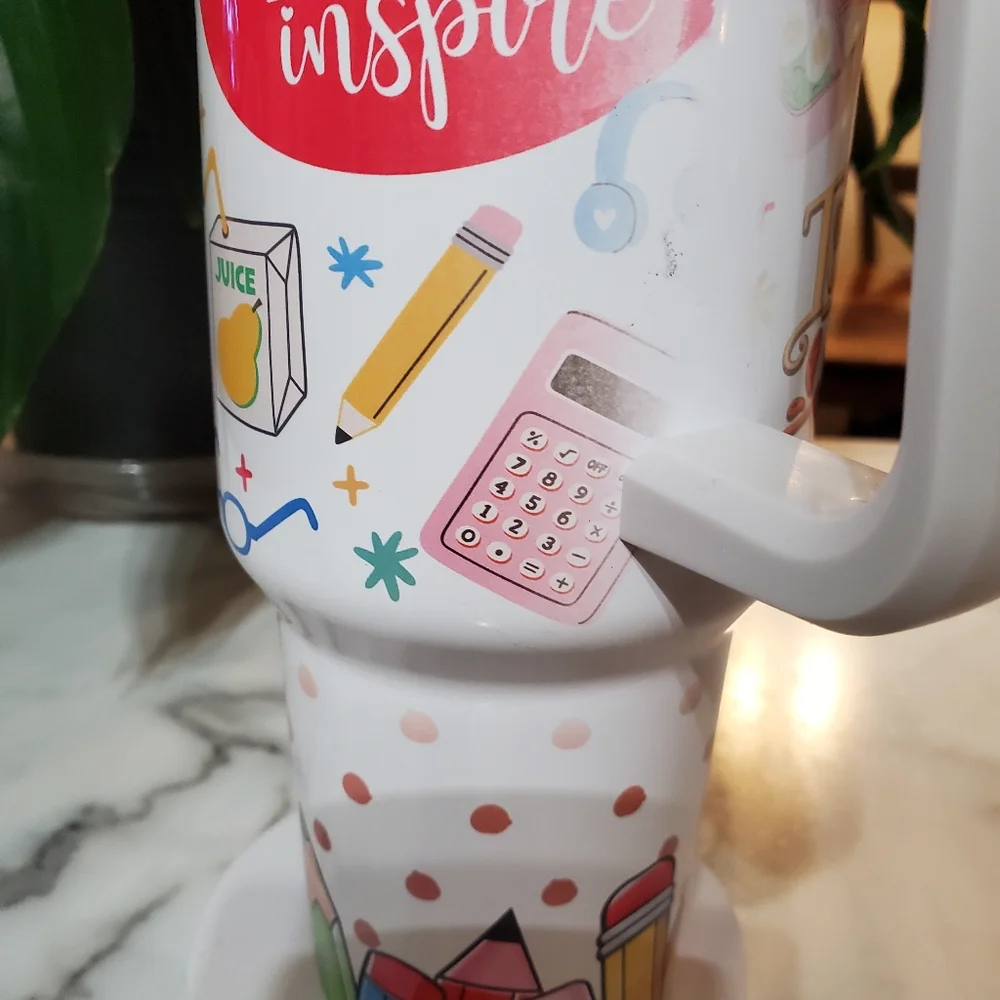 Teacher Quotes 40oz Traveler Tumbler 💜sale